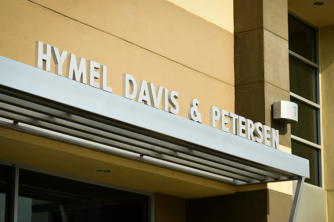 Hymel Davis and Petersen building sign