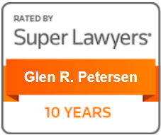 rated by Super Lawyers Glen R. Petersen 10 years
